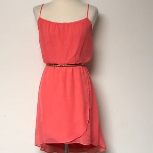 “Guess” Faux Wrap Asymmetrical Dress